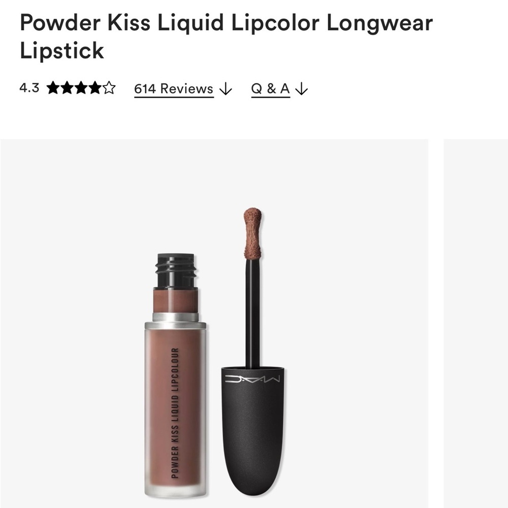 New! MAC Cosmetics Powder Kiss Liquid Lipcolor - buffiest